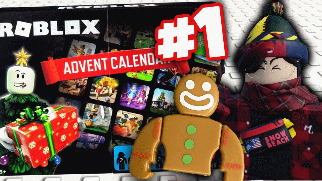 Opening the ROBLOX advent calendar! DAY 1 YouTube