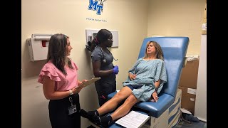 MTSU Physician Assistant Studies mock mass casualty simulation.