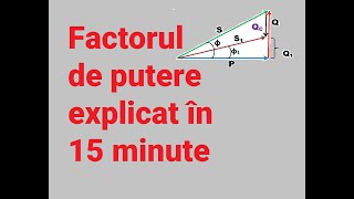 Factorul de putere explicat în 15 minute