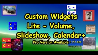 Custom Widgets Lite - Volume, Slideshow, Calendar+ App v51 screenshot 4