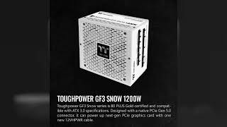 Overview: Thermaltake Toughpower GF3 Snow Edition 1200W 80+ Gold Full Modular SLI/Crossfire Read...