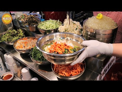 서울 광장시장 │ 비빔국수 │ Bibim-guksu │ 한국 길거리 음식 │ Korean Street Food