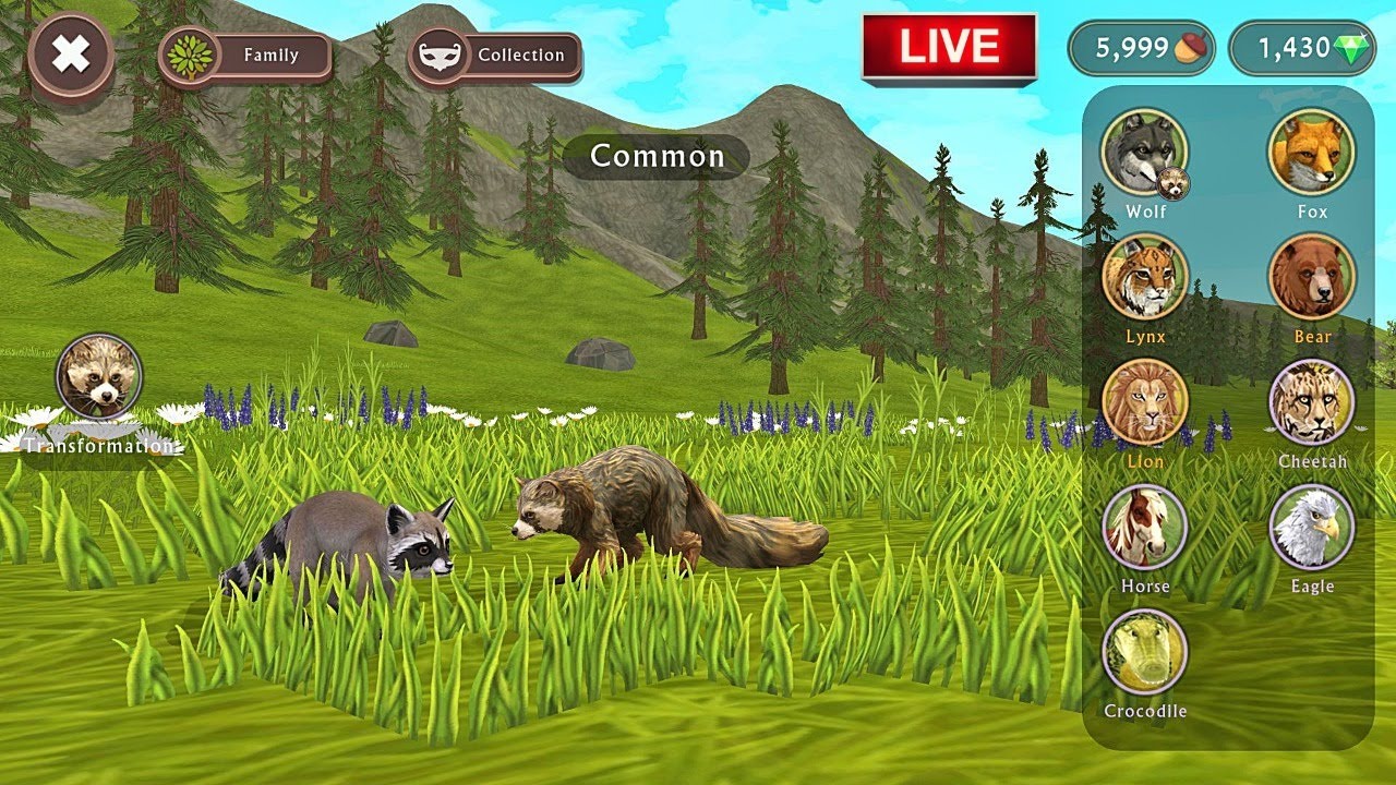 🔴LIVE WildCraft Quest Transformation And The Wolf Quest Coop