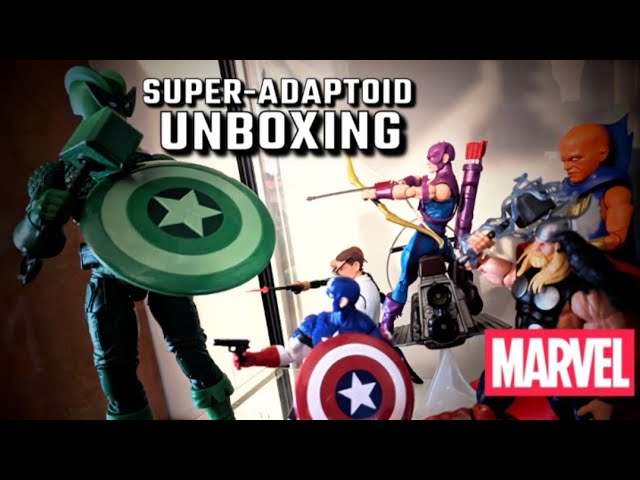Hasbro Figurine de collection Super-Adaptoide Marvel Legends Series,  Avengers 60e anniversaire