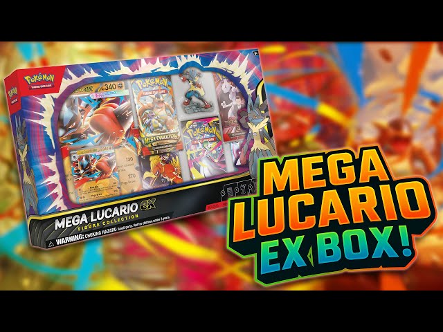 Opening The *NEW* Mega Lucario ex Figure Collection Box! - YouTube