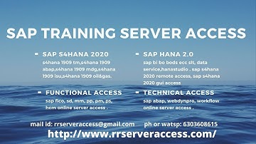sap s4hana 1909 and 2020 remote access gui access