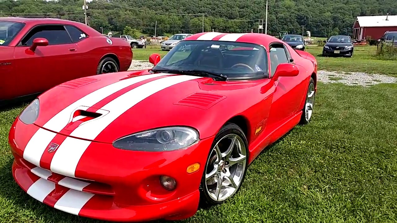 01 Red Dodge Rick Handrick Viper Gts White Racing Stripes 1 Of 6 Ridnlow Youtube