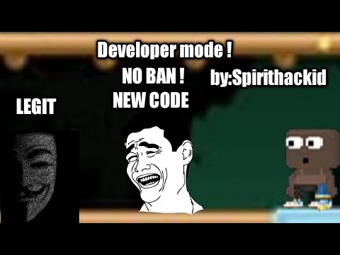 Growtopia Hack!! Tutorial New developer mode With New code !!! - YouTube