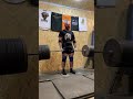 Deadlift 290kg double overhand no hookgrip