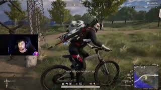 (KAMERALI) BİSİKLETLİ BİRİNİ GÖRÜRSENİZ KAÇIN! [PUBG]