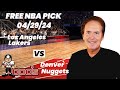 NBA Picks - Lakers vs Nuggets Prediction, 4/29/2024 Best Bets, Odds & Betting Tips | Docs Sports