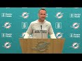 Coach Jeff Hafley meets with the media | Miami Dolphins