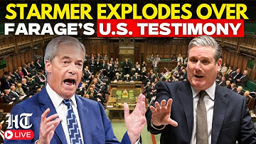 LIVE: UK PM Starmer Lashes Out At "Unpatriotic" Nigel Farage For Missing PMQs | Free Speech | U.S.