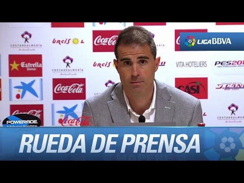 Rueda de prensa de Garitano tras el UD Almería (2-0) SD Eibar