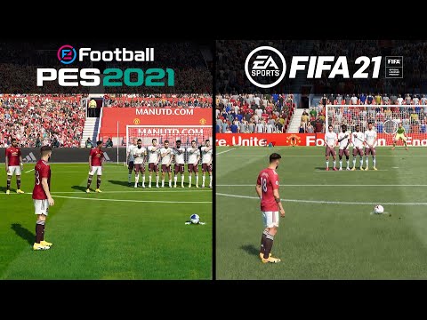 FIFA 21 Vs PES 2021 Season Update Graphics Comparison (PS4 Pro)