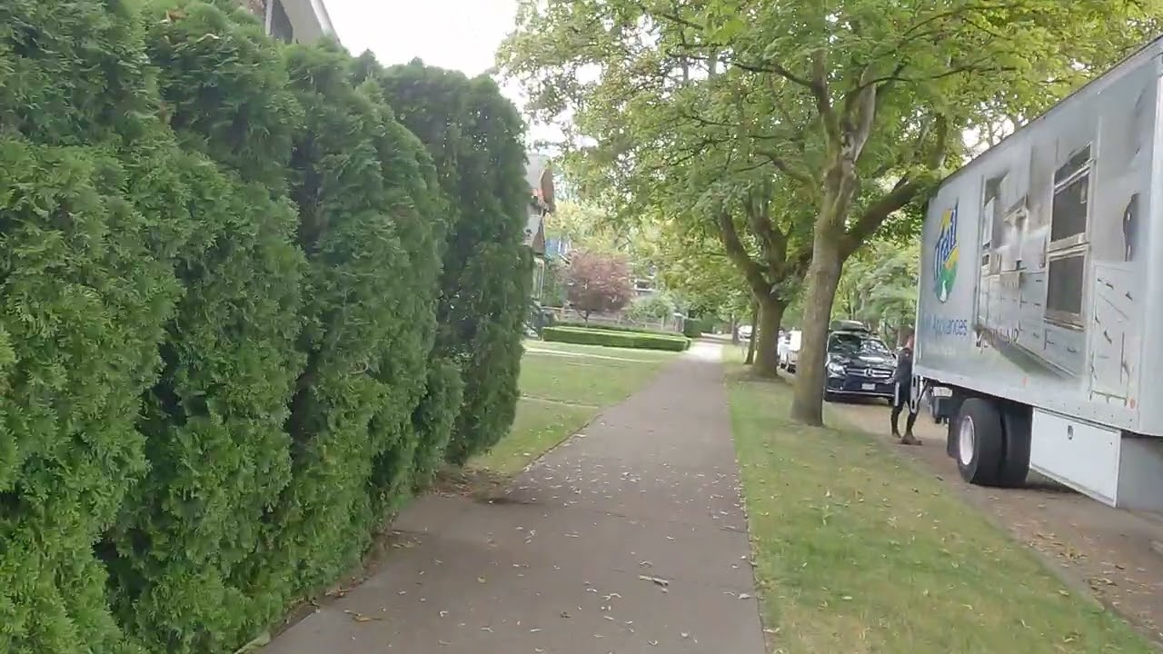 Vancouver Canada's Fabulous Kitsilano Area Walking with JS Bach's