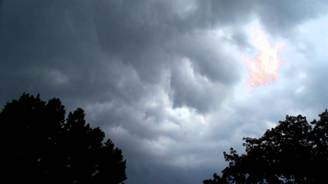 Thunderstorm clouds - YouTube