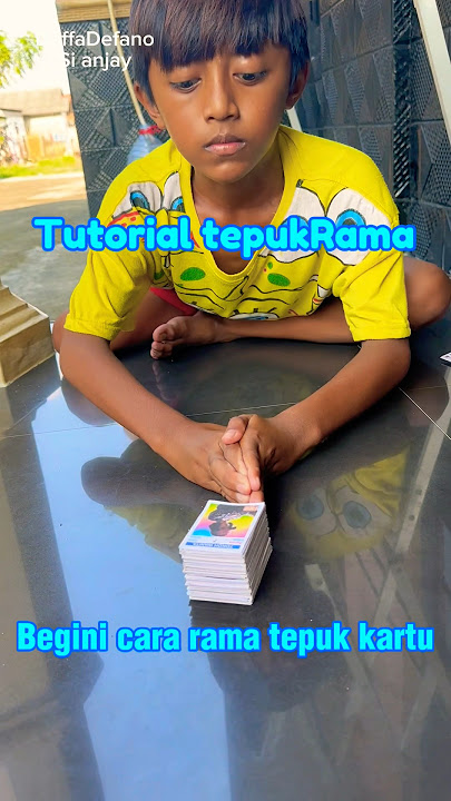 TUTORIAL CARA KARTU TEPUK RAMA #shortvideo #kartu #trending #shortvideo #trend