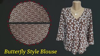You Don't Have to Be a Tailor ! Sewing Blouses This Way Is Easy And Fast !