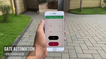 Gate automation through phone and remote
