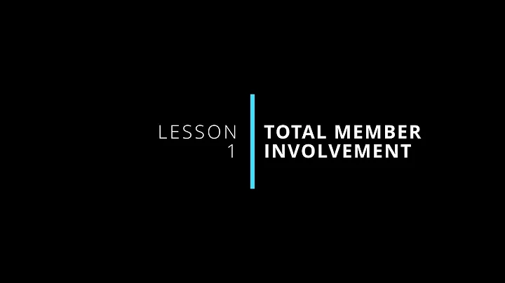 Lesson #1 -  Total Member Involvement | Pastor Giancarlo de Miranda