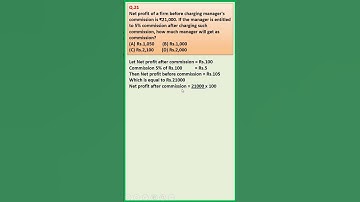 MCQ 21| Financial Statements with Adjustments| Class11| Accounts| DK Goel 2025| Shorts@learnwithease