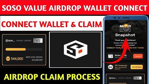 HOW TO CONNECT 💯WALLET WITH SOSO VALUE AIRDROP | SOSO VALUE AIRDROP WALLET CONNECT KAISE KARE
