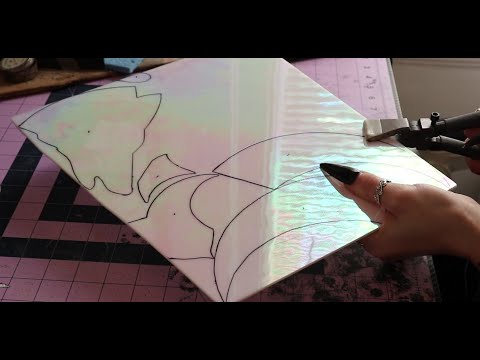 CUTTING STAINED GLASS! How to and what do you need?!