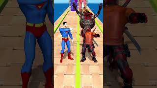 GTA V New Build a Queen Run Deadpool vs Superman Funny Epic Challenge! #spiderman #gta