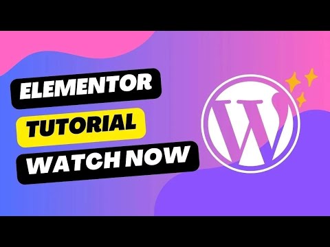 Elementor Tutorial How To Make A Website With WordPress And AI 2024!