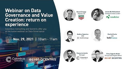 Webinar on Data Governance and Value creation   Colombus Consulting