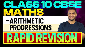 CBSE Class 10 | Arithmetic Progressions | | Rapid Revision | Eduport