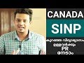 Canada SINP program fully explained in malayalam  PR with low IELTS score