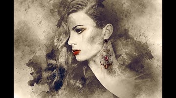 Antiq Watercolor CS3+ Photoshop Action Tutorial