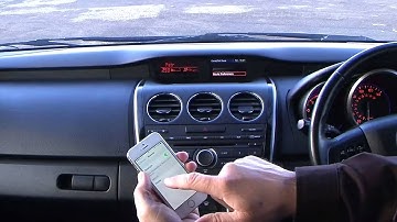 How to Pair an iPhone to the bluetooth system in a Mazda CX 7 2 2TD Sport Tech