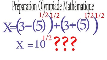 Préparation Olympiades Mathématiques :  TROUVEZ   X    ???????