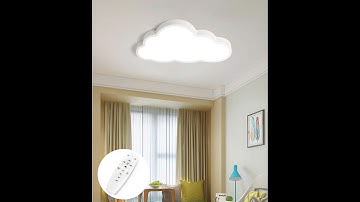 LIUNIAN Cloud Ceiling Lamp Video Tutorial—— Shade Installation Video