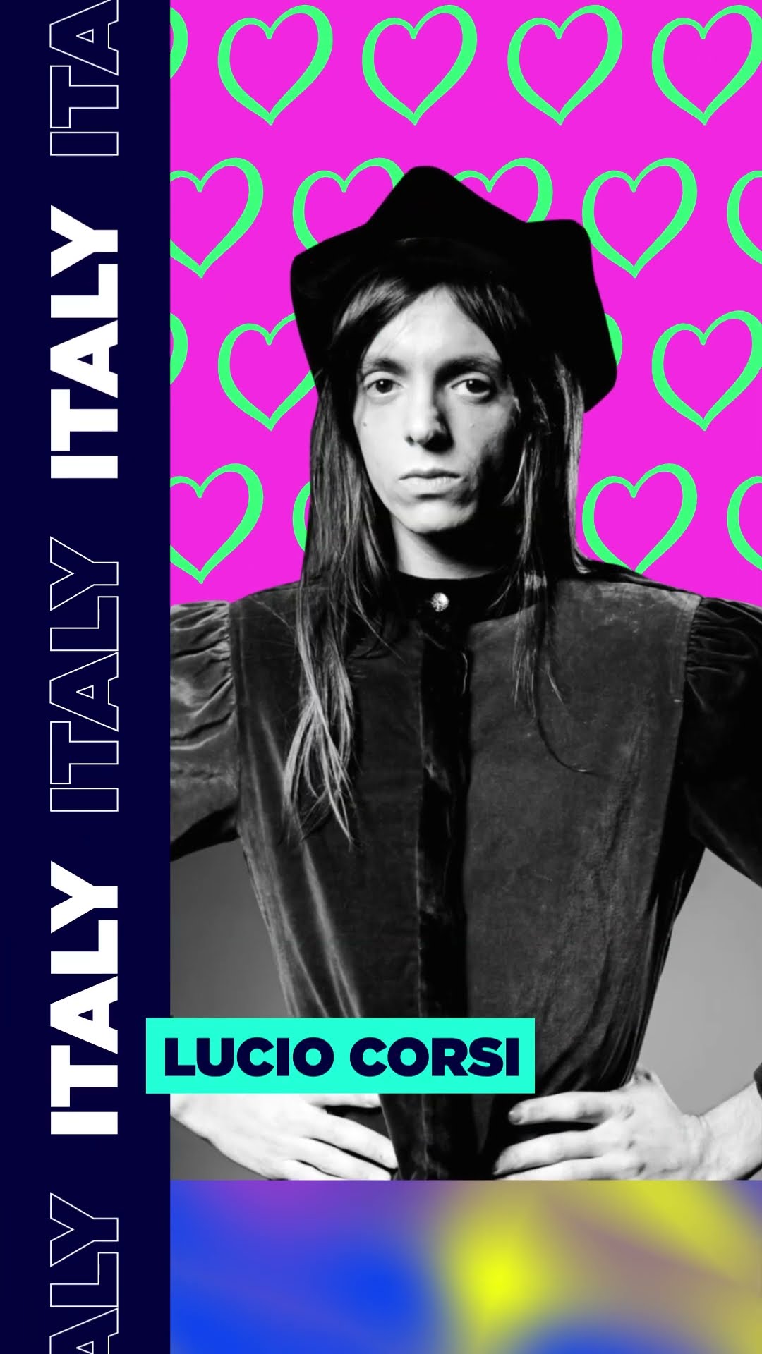 Lucio Corsi is going to be flying the Italian flag in Basel at #Eurovision2025 ??