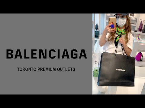 BALENCIAGA OUTLET Shop with Me, Toronto Premium Outlets | Triple S, Speed Trainers, Handbags