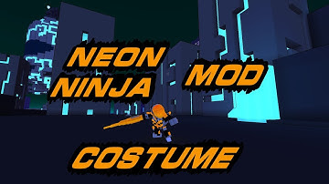 Neon ninja costume by matrix3000x [Trove mod]