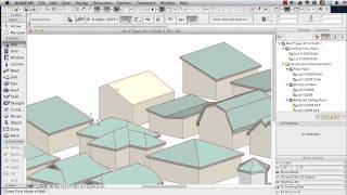 http://www.acbestpractices.com/roof-design - This ArchiCAD training lesson is excerpted from the Best Practices Course, and is 