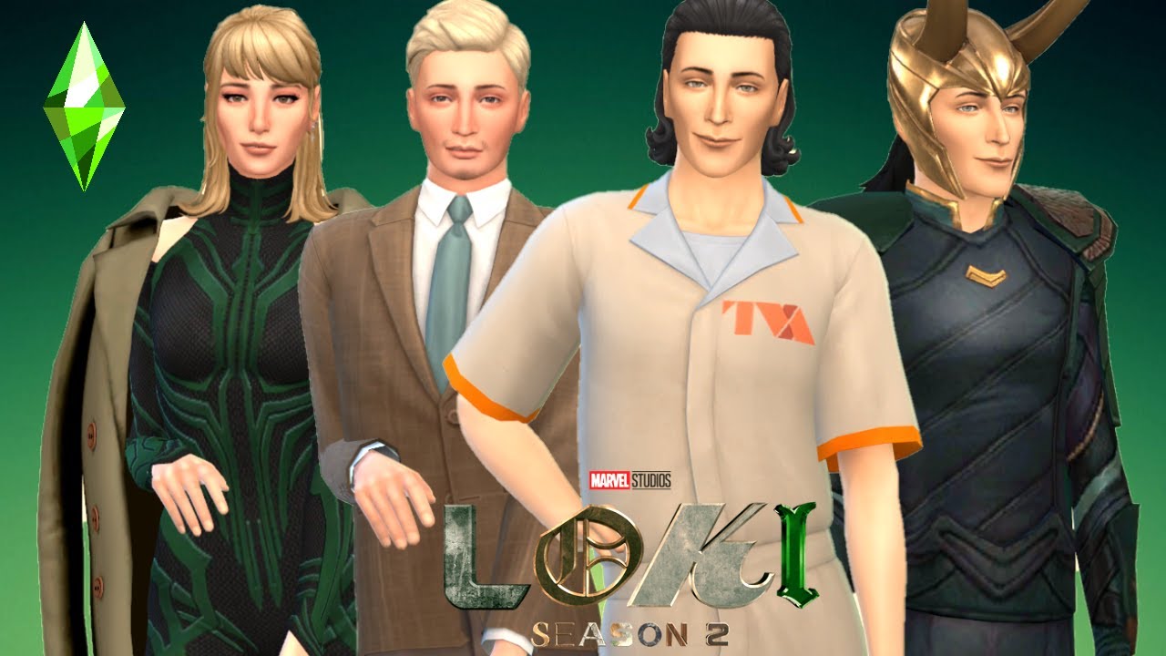 Loki, Sylvie and Mobius [Marvel's Loki] : Create a Sim I Sims 4 - YouTube