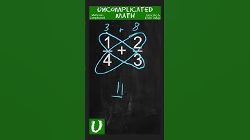 Adding Fractions Using Butterfly Method | Math Hacks #shorts #maths  #fraction