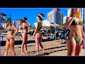 【4K】WALK 🏖  😀  BEACH Punta del Este URUGUAY Travel vlog 2024