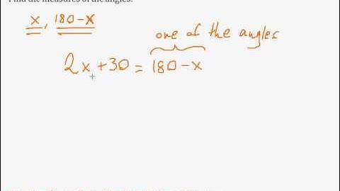 (Algebra 1) Word Problems - Geometry and Angles Q.3