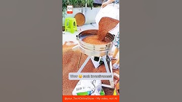 SMART MACHINE 🤖 | grain sifting 🌾 #crafts #skills #wow