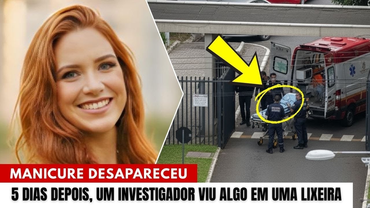 Manicure desapareceu a caminho de uma doação. 5 dias depois, um investigador viu algo em uma lixeira
