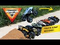 Can Megalodon JUMP Over 8 Trucks?! | MONSTER JAM HOW TO BREAK WORLD RECORDS