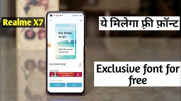 how to change font style in any Android device Realme X7 MIUI font new top 5 exclusive font for free
