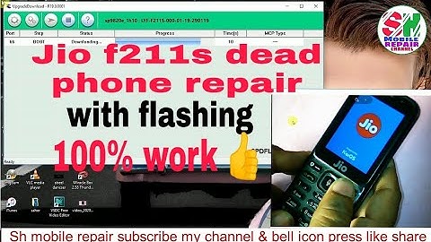 Jio f211s dead phone repair with Flashing 100% work #Shmobilerepair